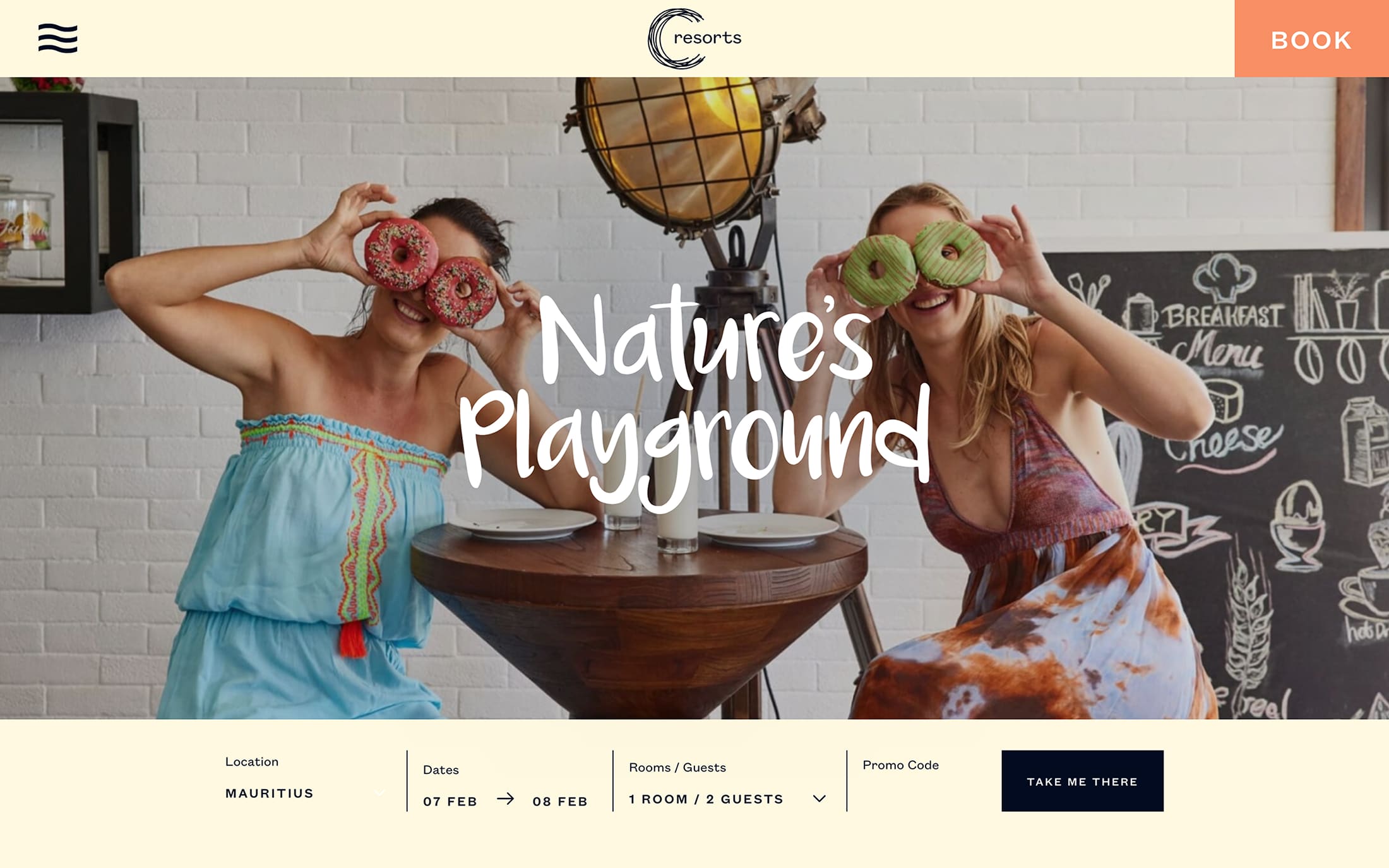 c-resorts-project-homepage-screenshot